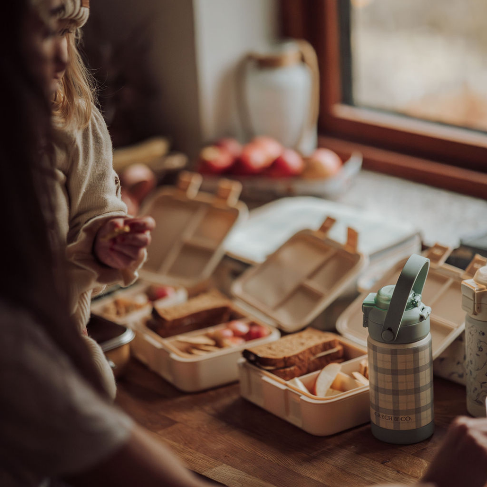 3 Compartment Leakproof Lunchbox | Scandi Floral