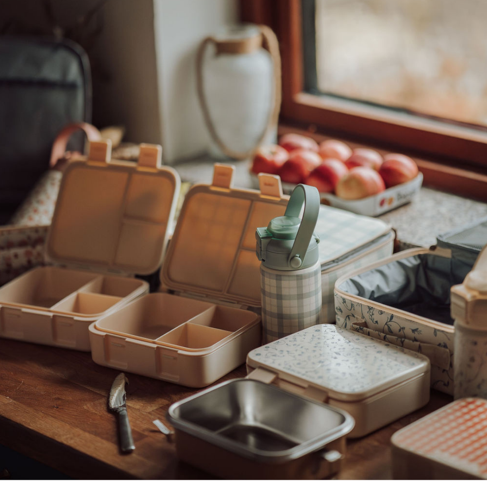 3 Compartment Leakproof Lunchbox | Fern Plaid