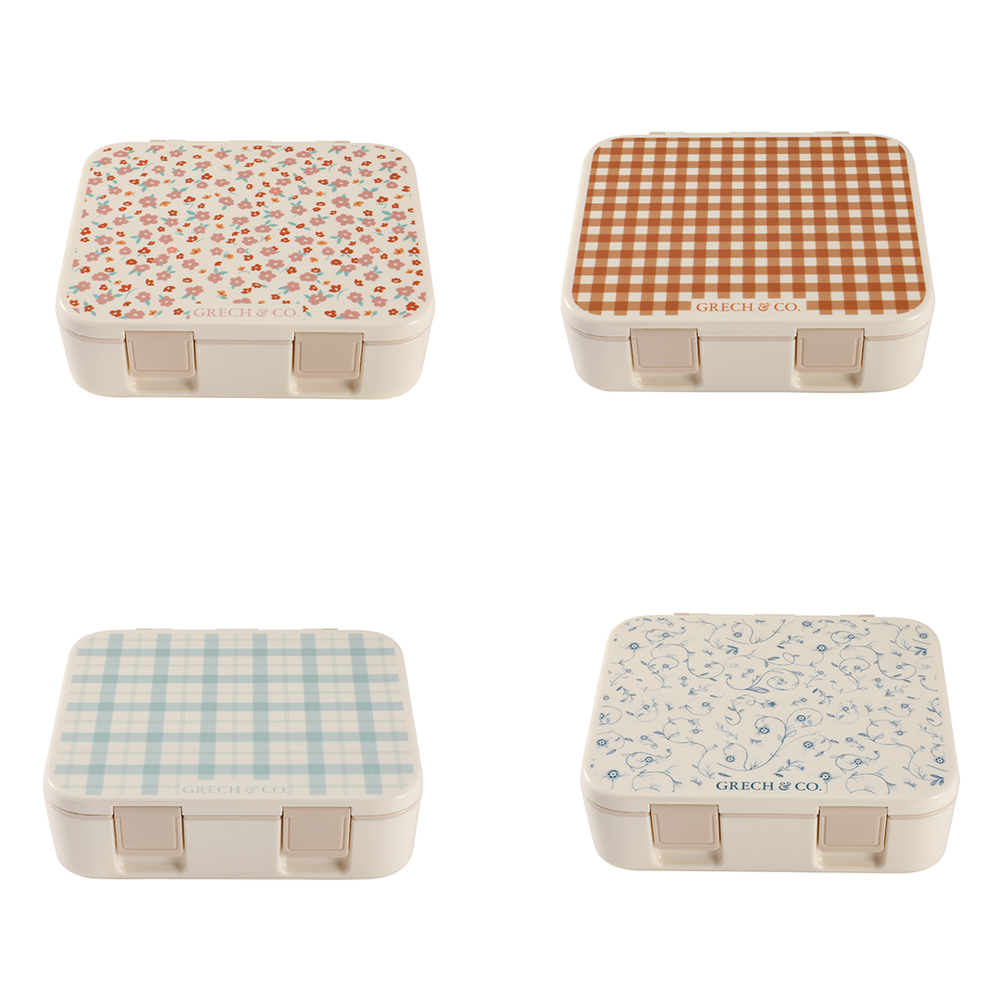 3 Compartment Leakproof Lunchbox | Sienna Gingham