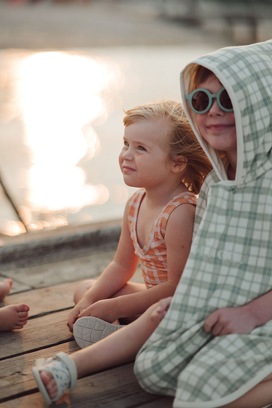 Original Round Sustainable Sunglasses | Bio-Based  Bendable Polarized | Fern