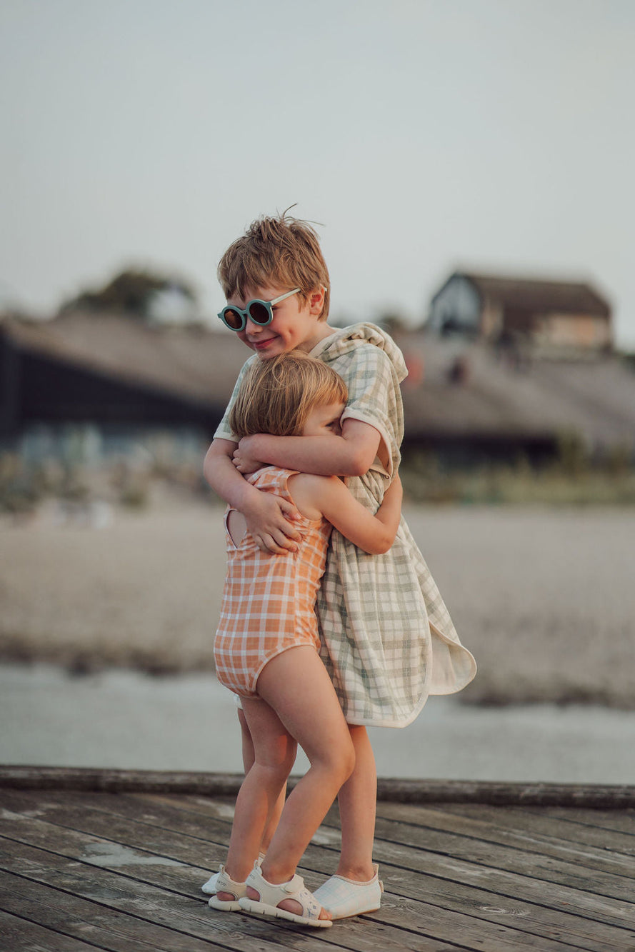 Original Round Sustainable Sunglasses | Bio-Based  Bendable Polarized | Fern