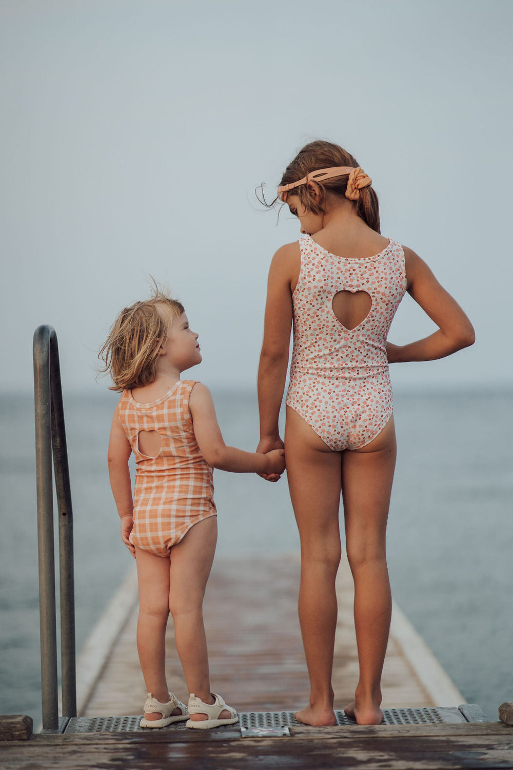 Sweetheart 1 Piece Swimsuit | UPF + Recycled - Sunset Meadow | Pre-Order SS27