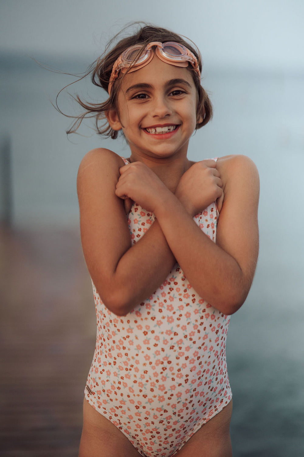 Sweetheart 1 Piece Swimsuit | UPF + Recycled - Sunset Meadow | Pre-Order SS27