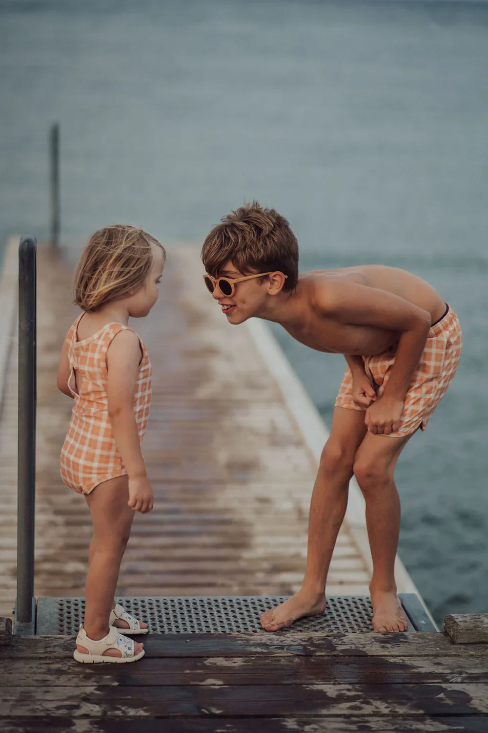Swim Trunks | UPF + Recycled - Sienna Gingham | Pre-Order SS27