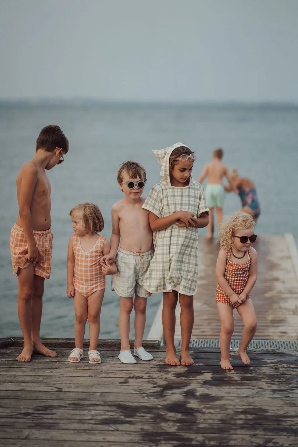 Swim Trunks | UPF + Recycled - Sienna Gingham | Pre-Order SS27