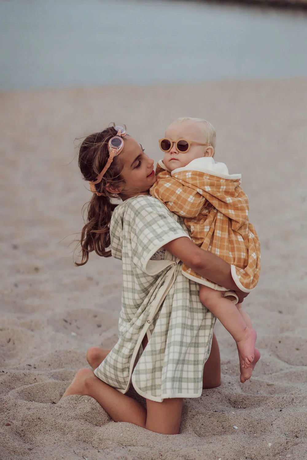 Bathing Towel Poncho | Organic Cotton - Buckwheat | Pre-Order SS27