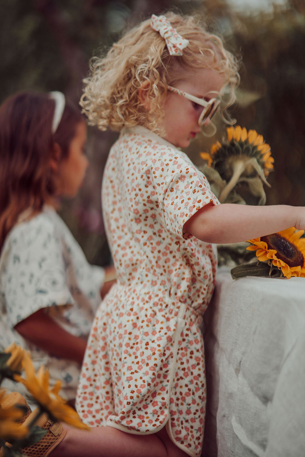 Oversized T-Shirt | Organic Cotton Jersey - Sunset Meadow | Pre-Order SS27