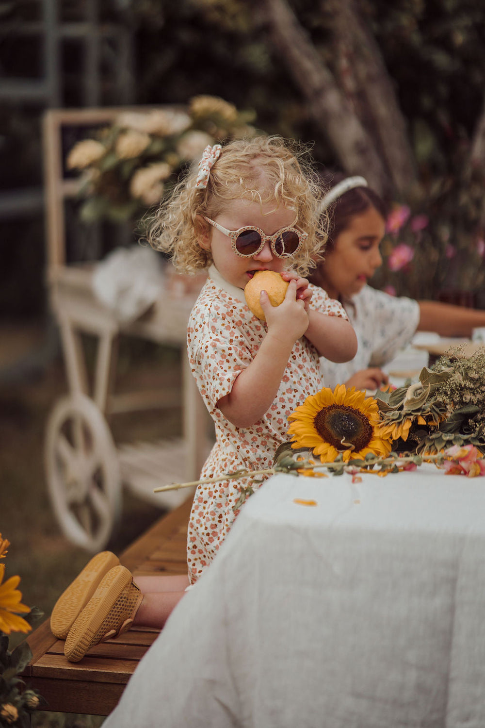 Original Round Sustainable Sunglasses | Bio-Based Bendable Polarized | Sunset Meadow | Pre-Order SS27