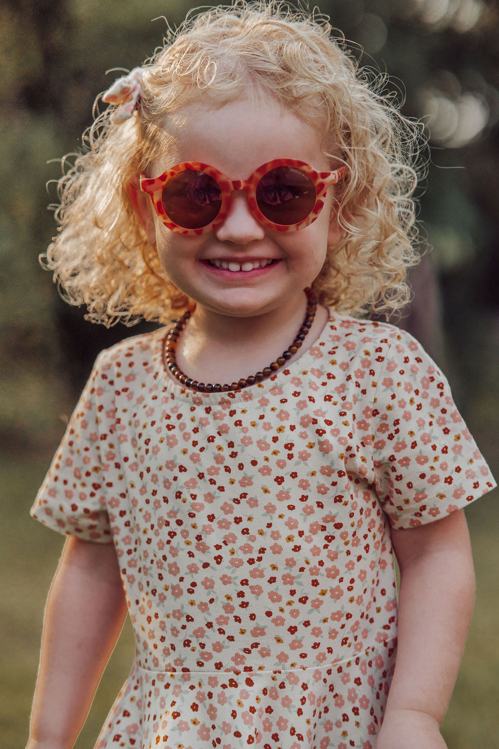 Original Round Sustainable Sunglasses | Bio-Based Bendable Polarized | Sunset Tortoise | Pre-Order SS27