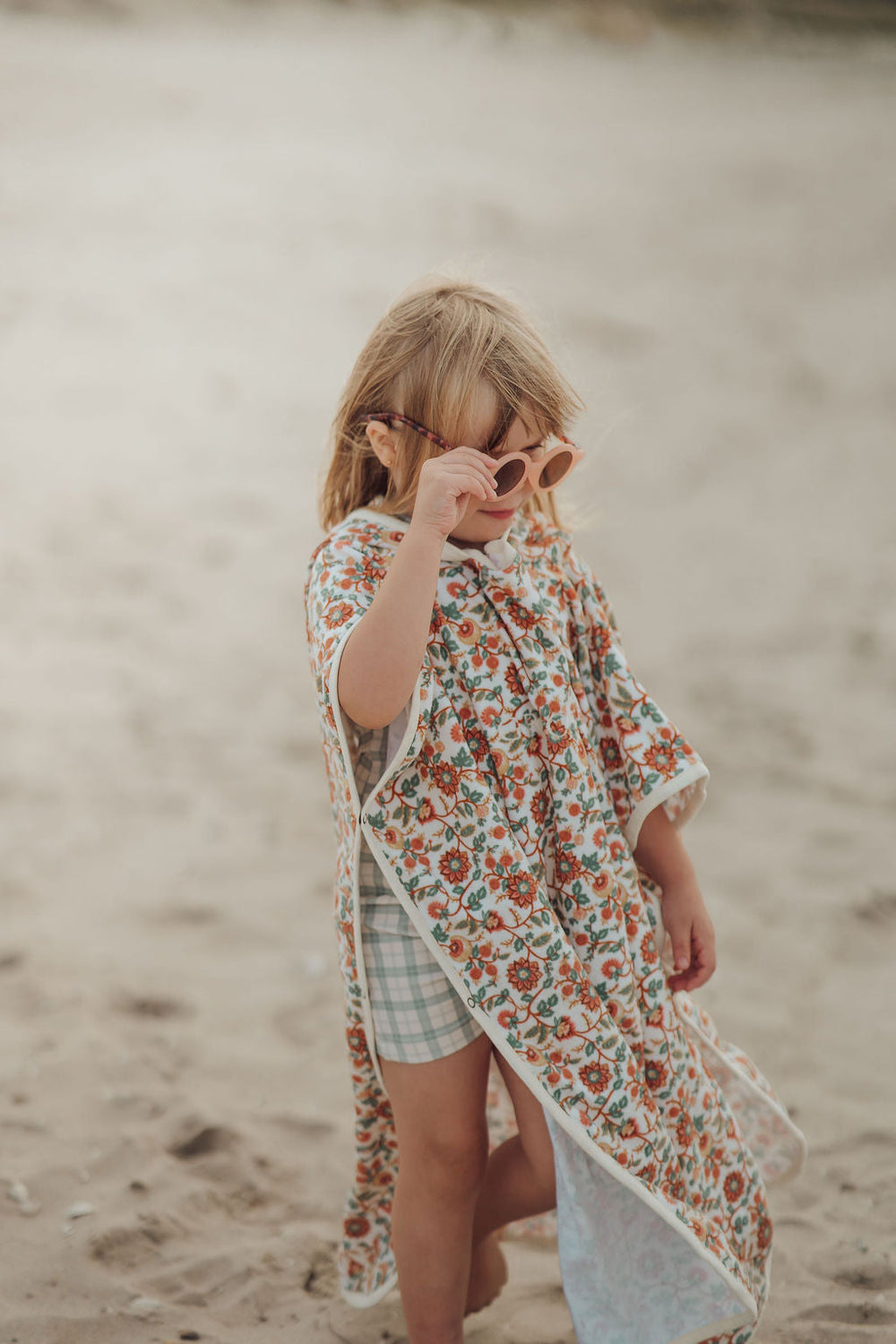 Bathing Towel Poncho | Organic Cotton - In Bloom | Pre-Order SS27