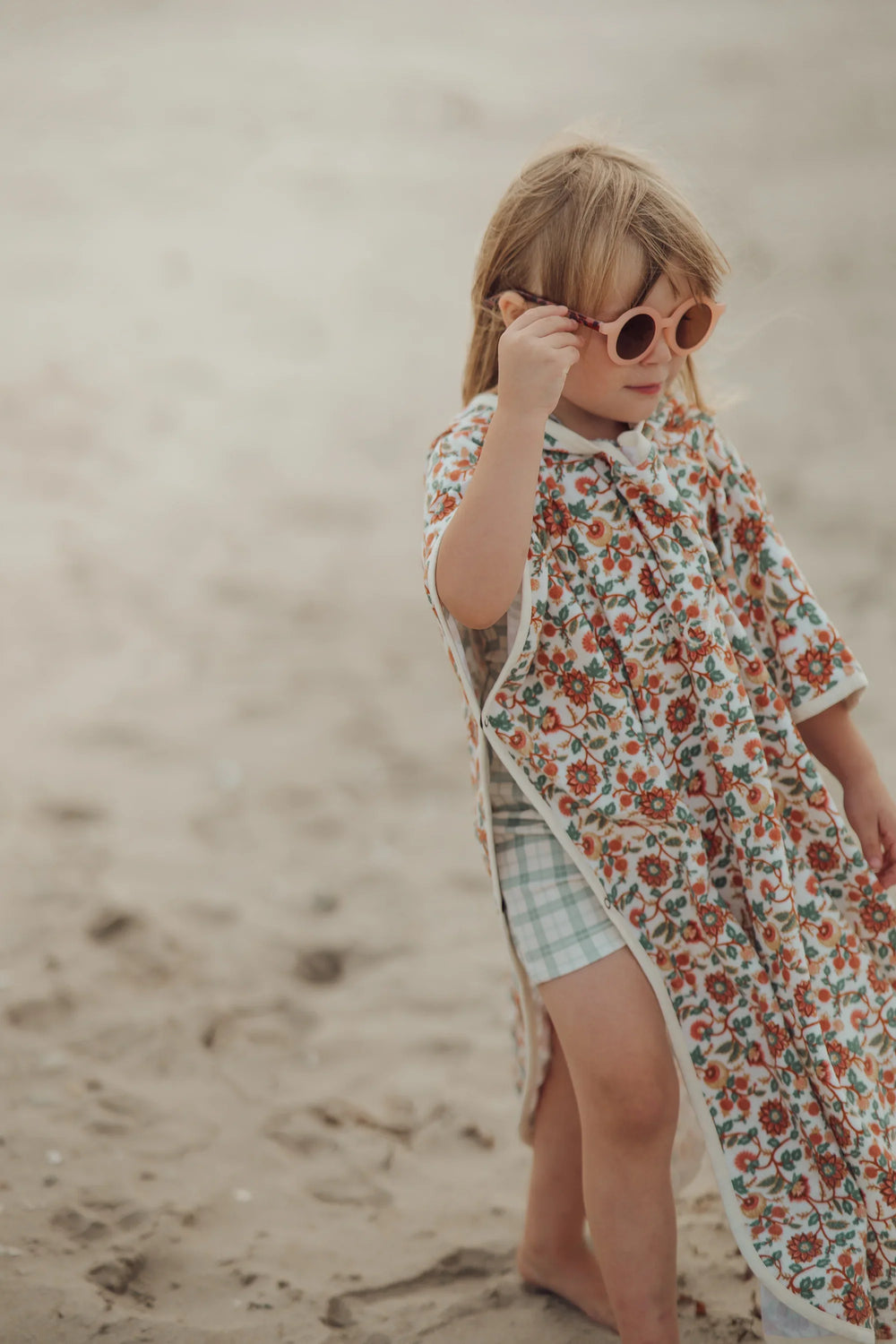 Bathing Towel Poncho | Organic Cotton - In Bloom | Pre-Order SS27