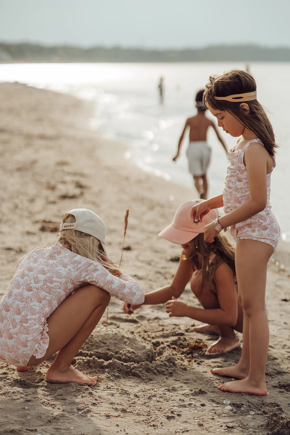 Long Sleeve Rashguard Ruffle Swimsuit | UPF + Recycled - Pegasus