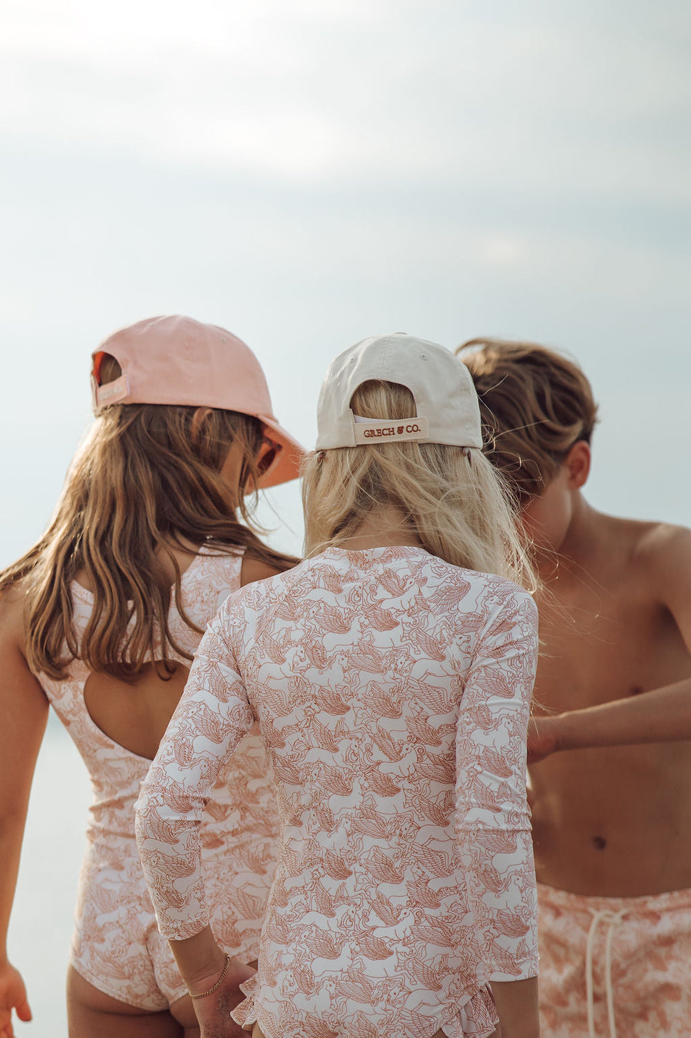 Long Sleeve Rashguard Ruffle Swimsuit | UPF + Recycled - Pegasus | Pre-Order SS27