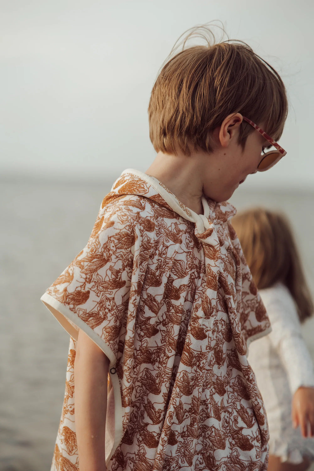 Bathing Towel Poncho | Organic Cotton - Pegasus | Pre-Order SS27