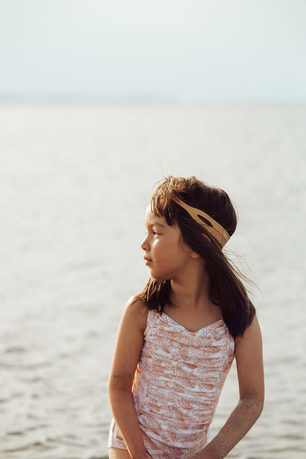 Vintage Girls 1 Piece Swimsuit | UPF + Recycled - Pegasus | Pre-Order SS27