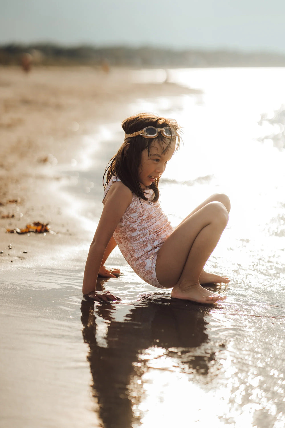 Vintage Girls 1 Piece Swimsuit | UPF + Recycled - Pegasus | Pre-Order SS27