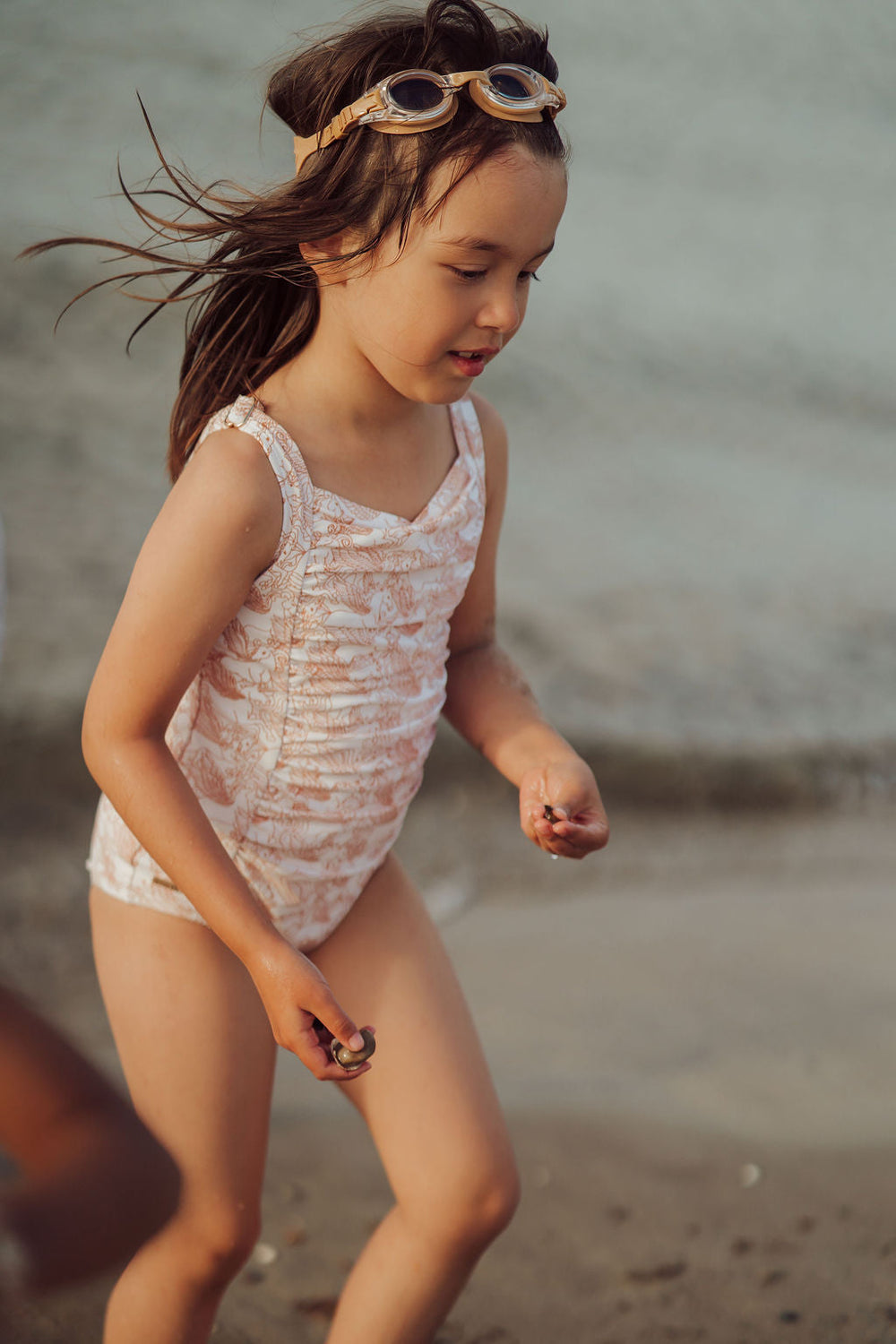Vintage Girls 1 Piece Swimsuit | UPF + Recycled - Pegasus | Pre-Order SS27