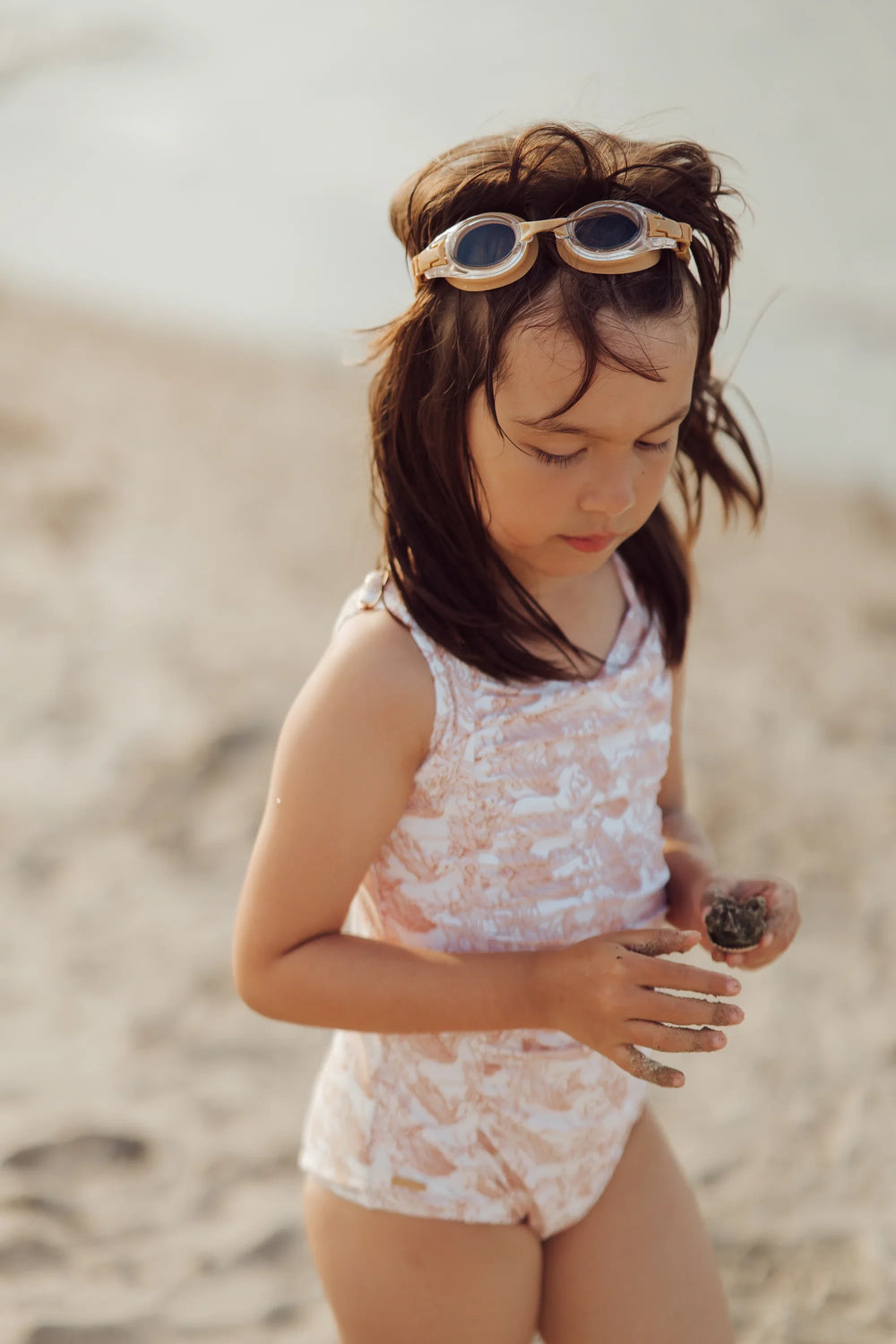Vintage Girls 1 Piece Swimsuit | UPF + Recycled - Pegasus | Pre-Order SS27
