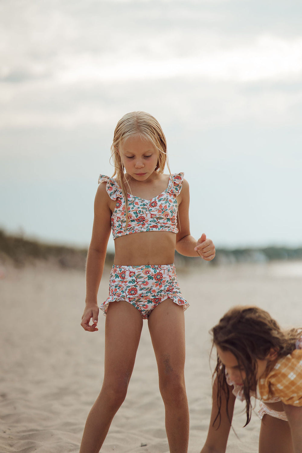 Ruffle 2 Piece Bikini | UPF + Recycled - In Bloom