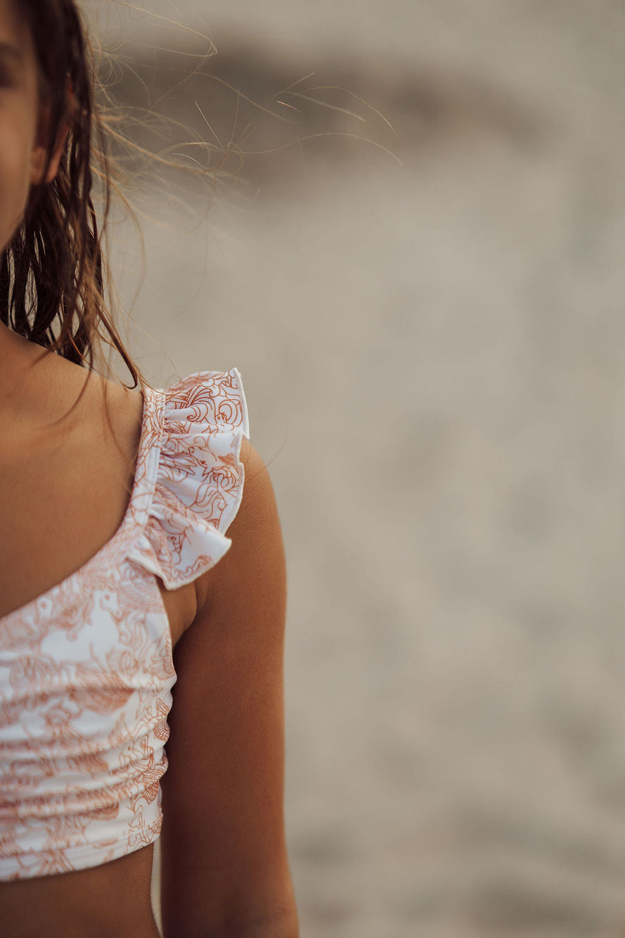 Ruffle 2 Piece Bikini | UPF + Recycled - Pegasus | Pre-Order SS27