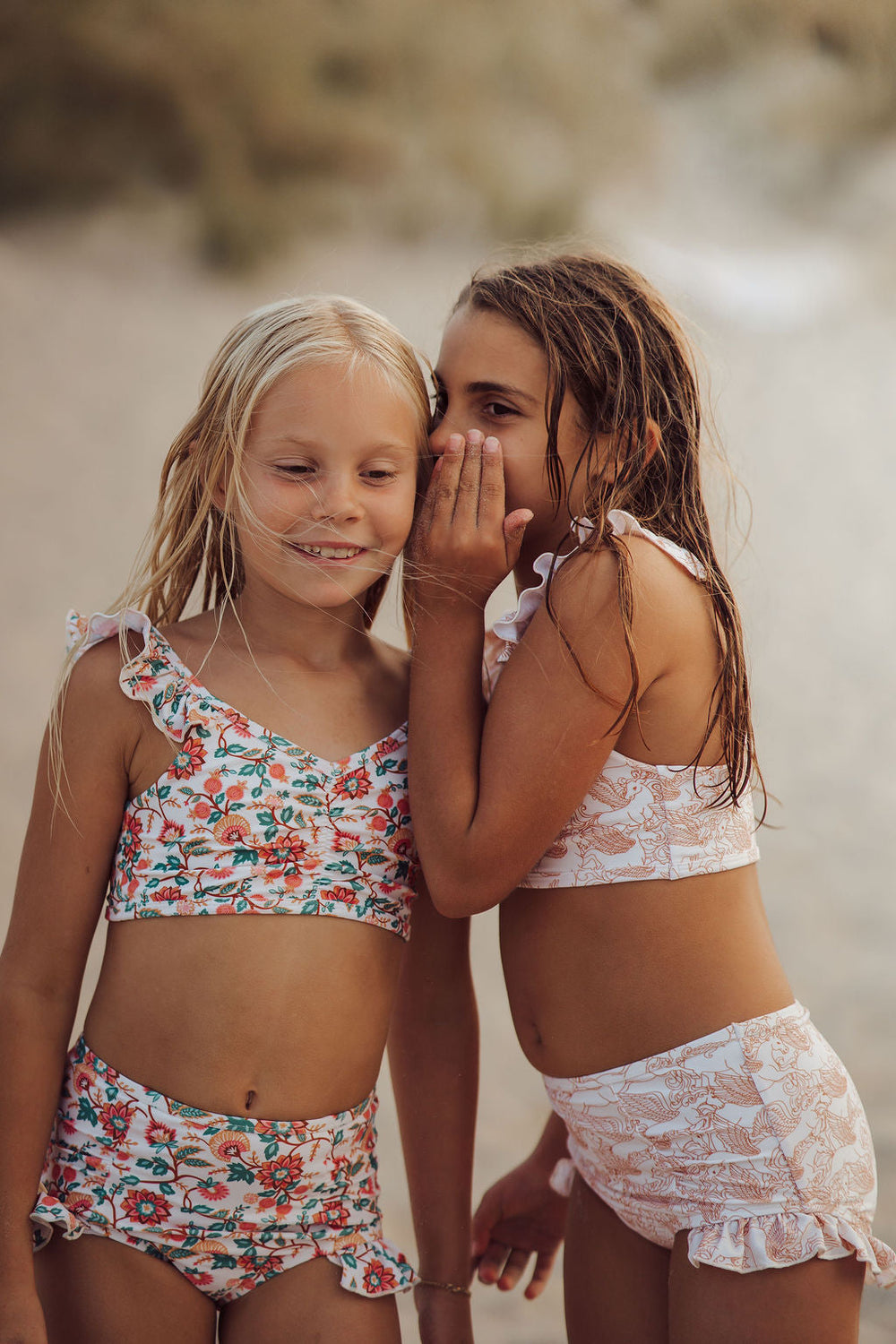 Ruffle 2 Piece Bikini | UPF + Recycled - In Bloom