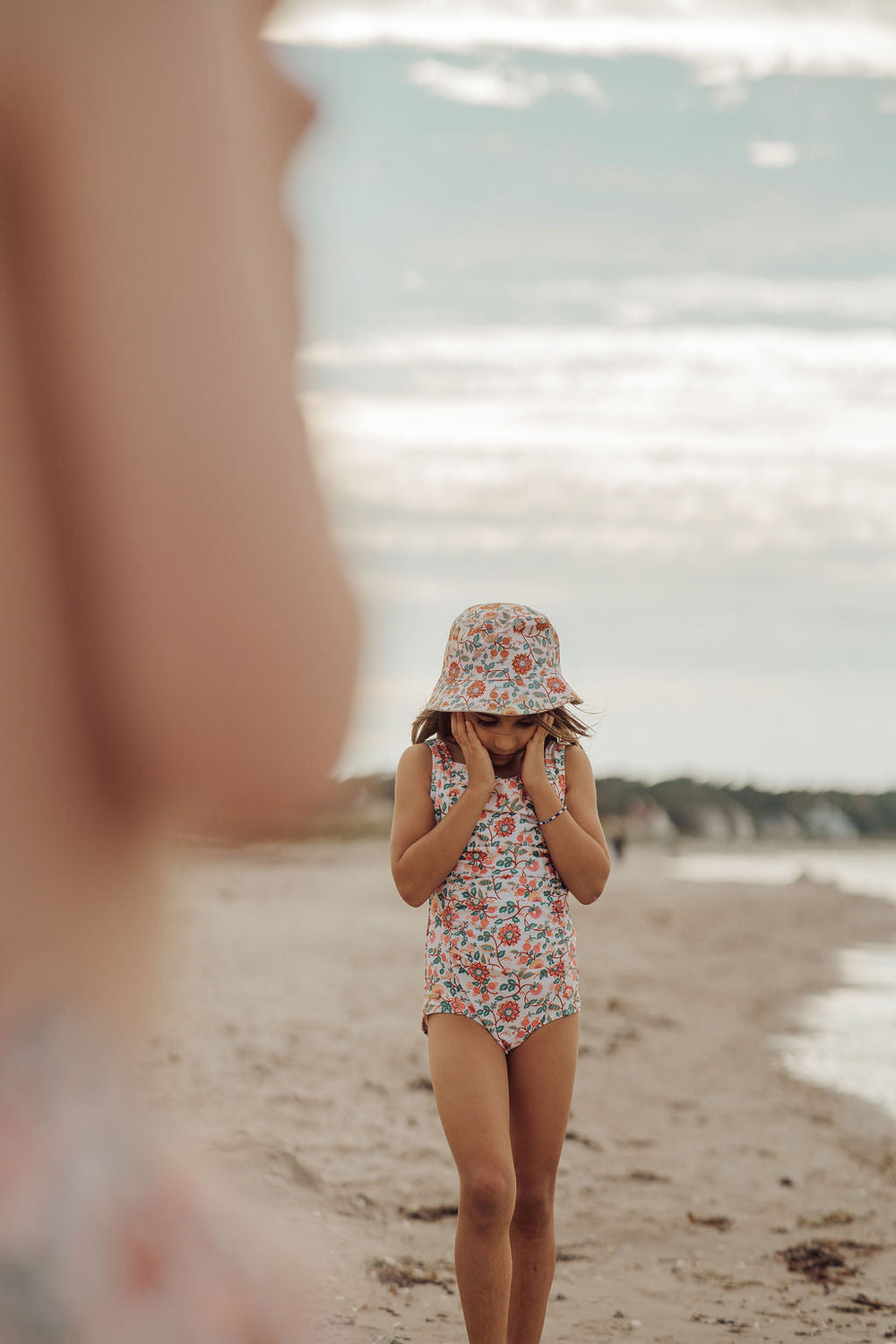 Vintage Girls 1 Piece Swimsuit | UPF + Recycled - In Bloom | Pre-Order SS27