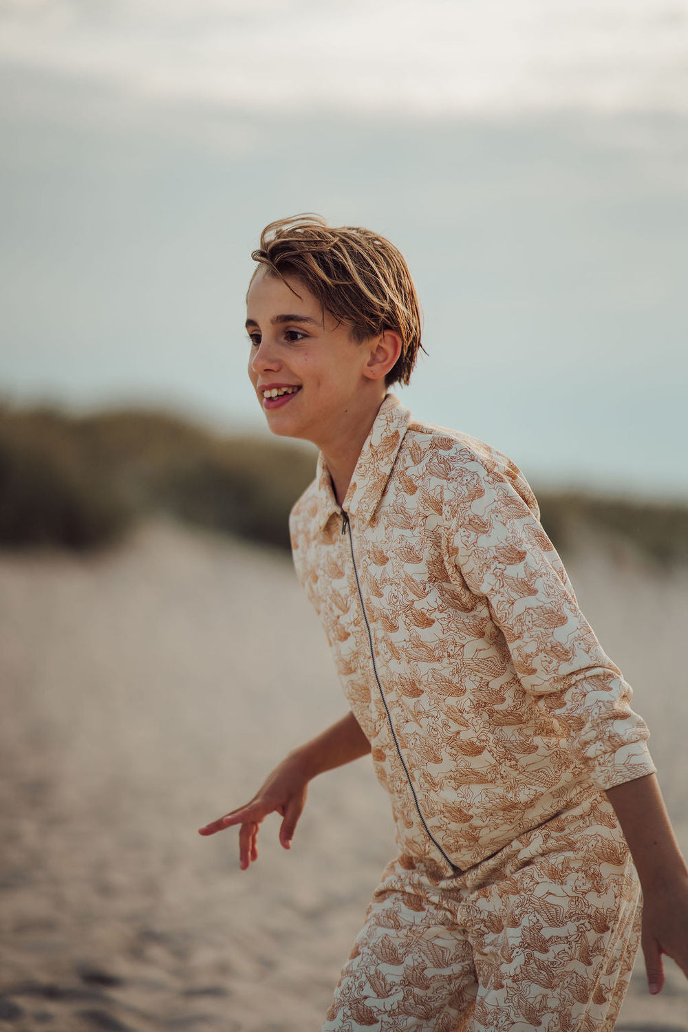 Tracksuit Jacket  | Organic Cotton Jersey  - Pegasus