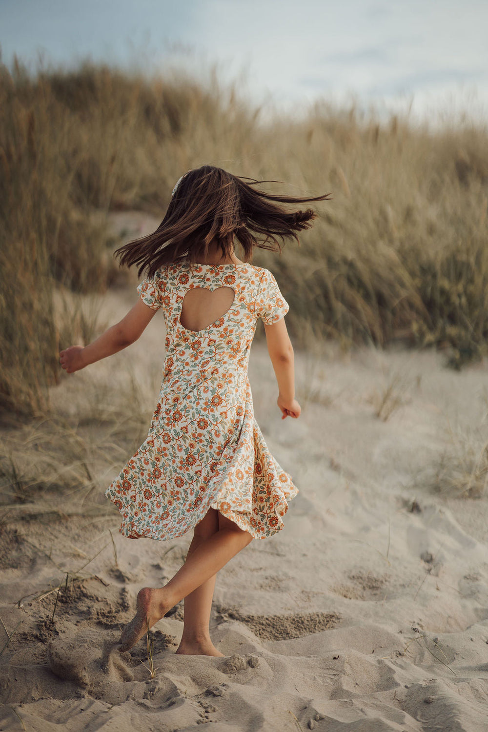 Sweetheart Twirl Dress | Organic Cotton Jersey - In Bloom | Pre-Order SS27