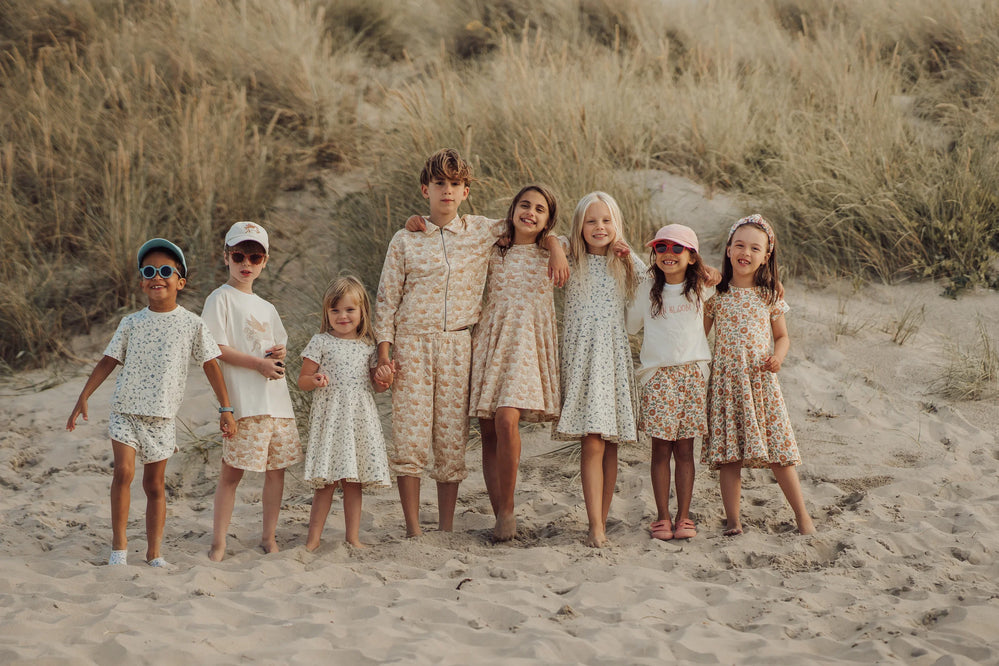 Sweetheart Twirl Dress | Organic Cotton Jersey - In Bloom | Pre-Order SS27