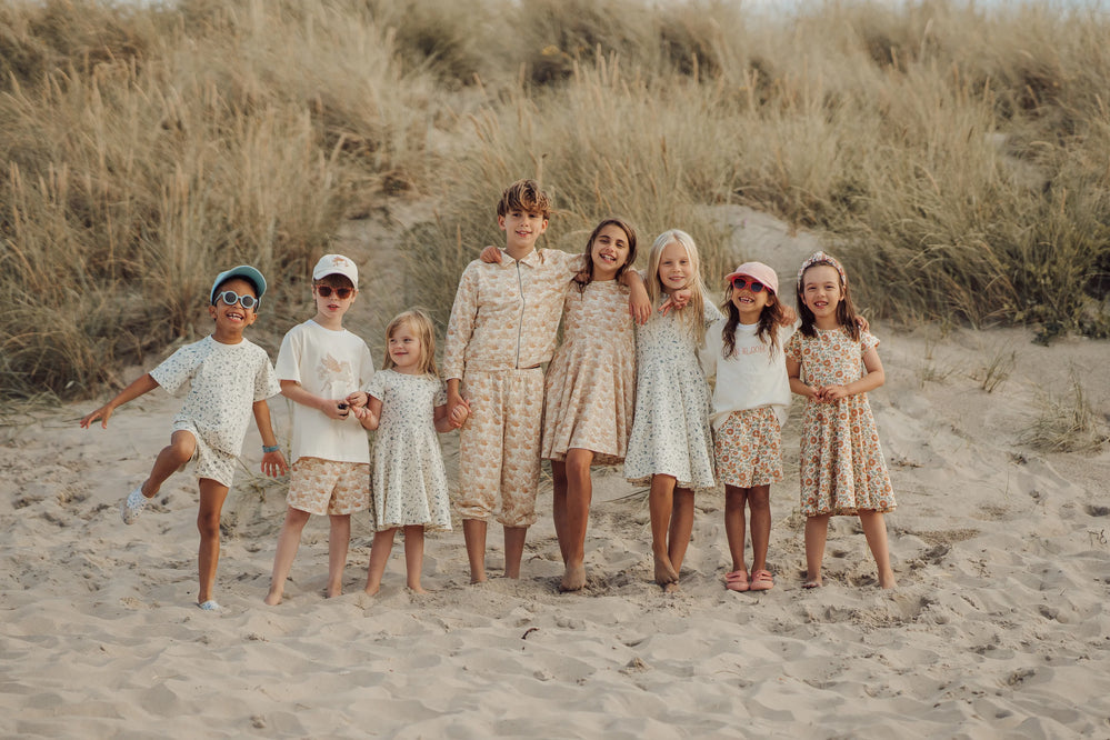 Sweetheart Twirl Dress | Organic Cotton Jersey - In Bloom