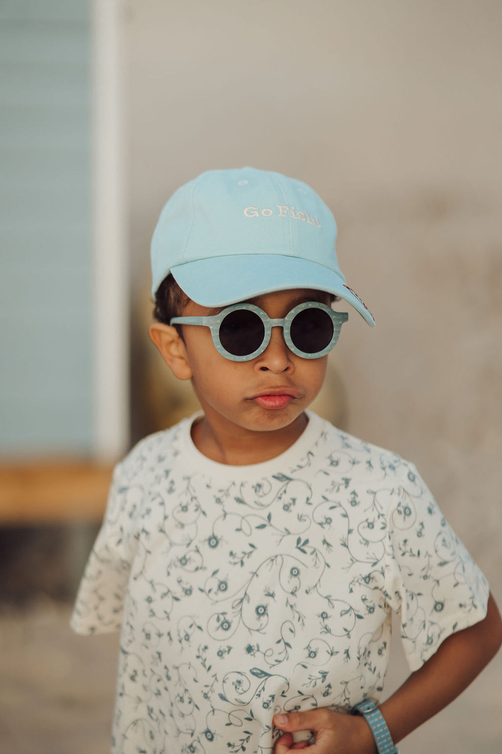 Oversized T-Shirt | Organic Cotton Jersey - Scandi Floral | Pre-Order SS27