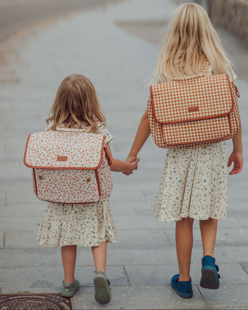 Sweetheart Twirl Dress | Organic Cotton Jersey - Scandi Floral | Pre-Order SS27