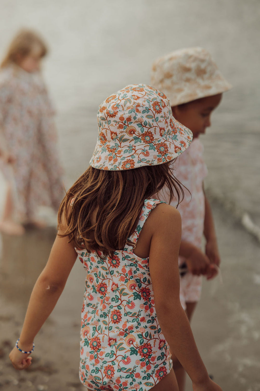 Vintage Girls 1 Piece Swimsuit | UPF + Recycled - In Bloom | Pre-Order SS27