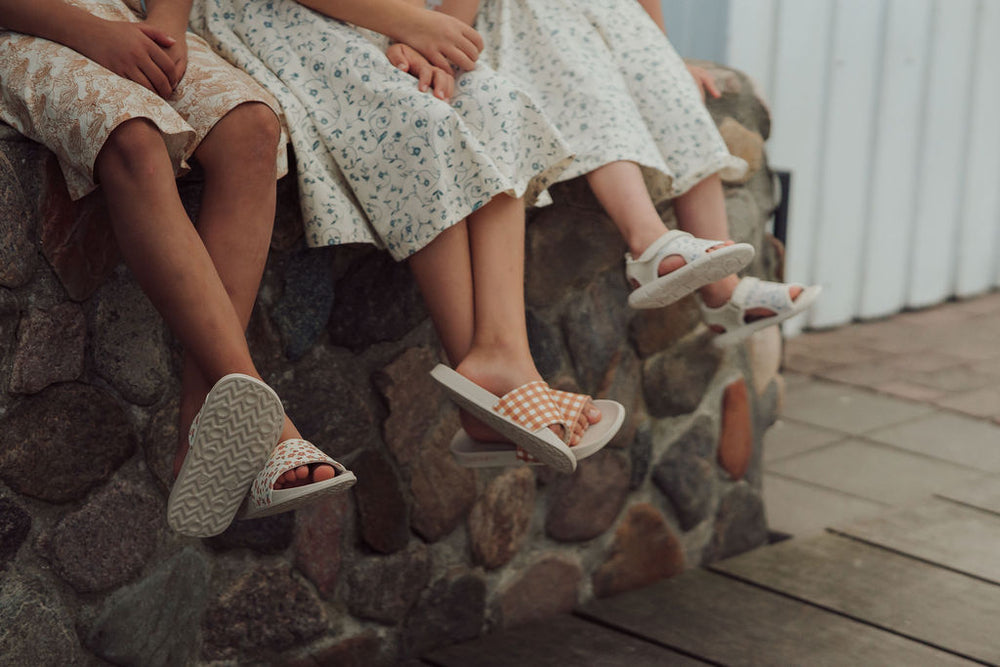 Slide Sandal | Patterns - Sienna Gingham
