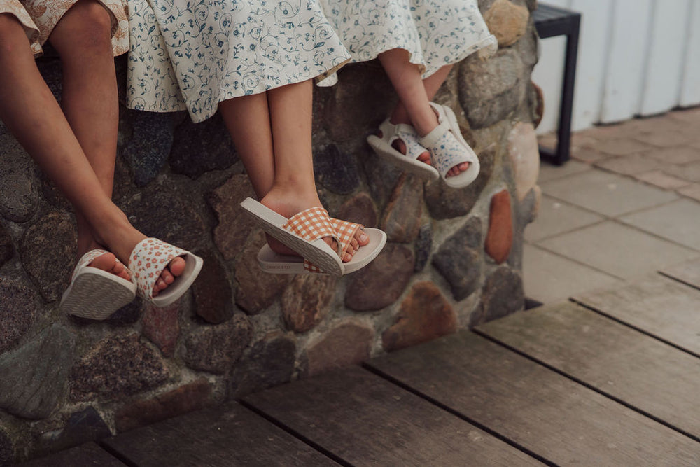 Slide Sandal | Patterns - Sienna Gingham