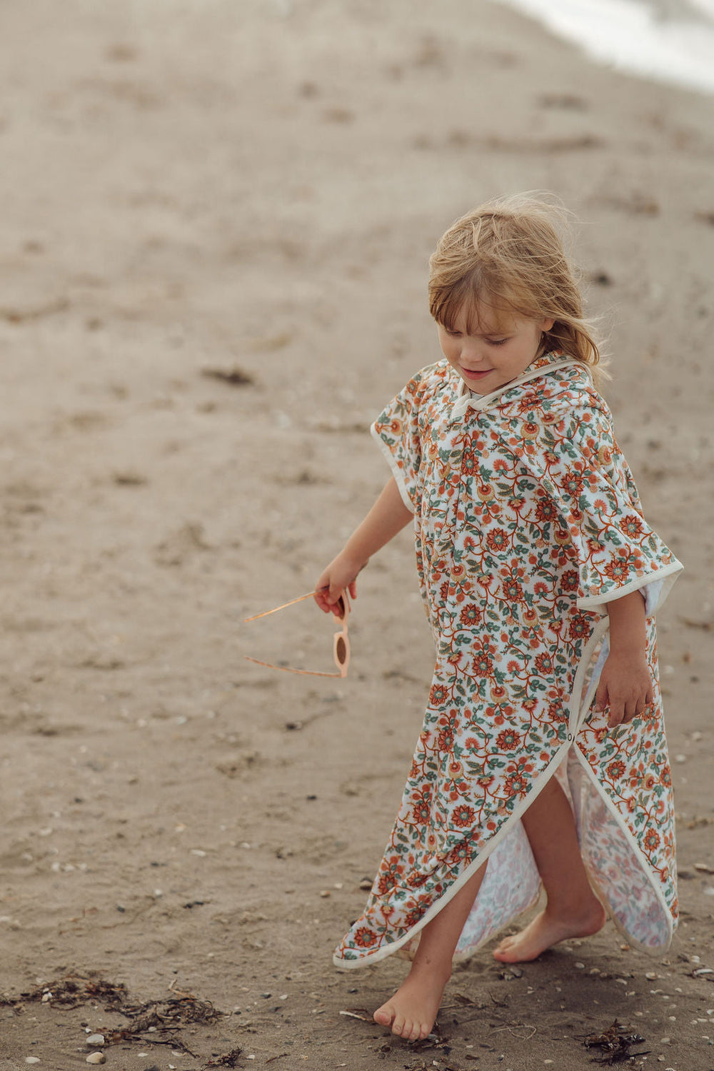 Bathing Towel Poncho | Organic Cotton - In Bloom