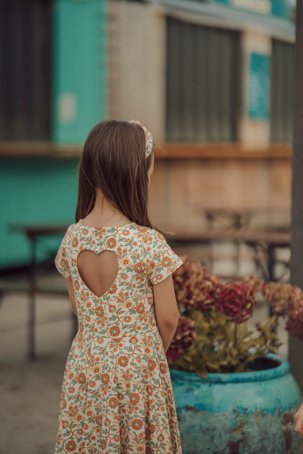 Sweetheart Twirl Dress | Organic Cotton Jersey - In Bloom | Pre-Order SS27