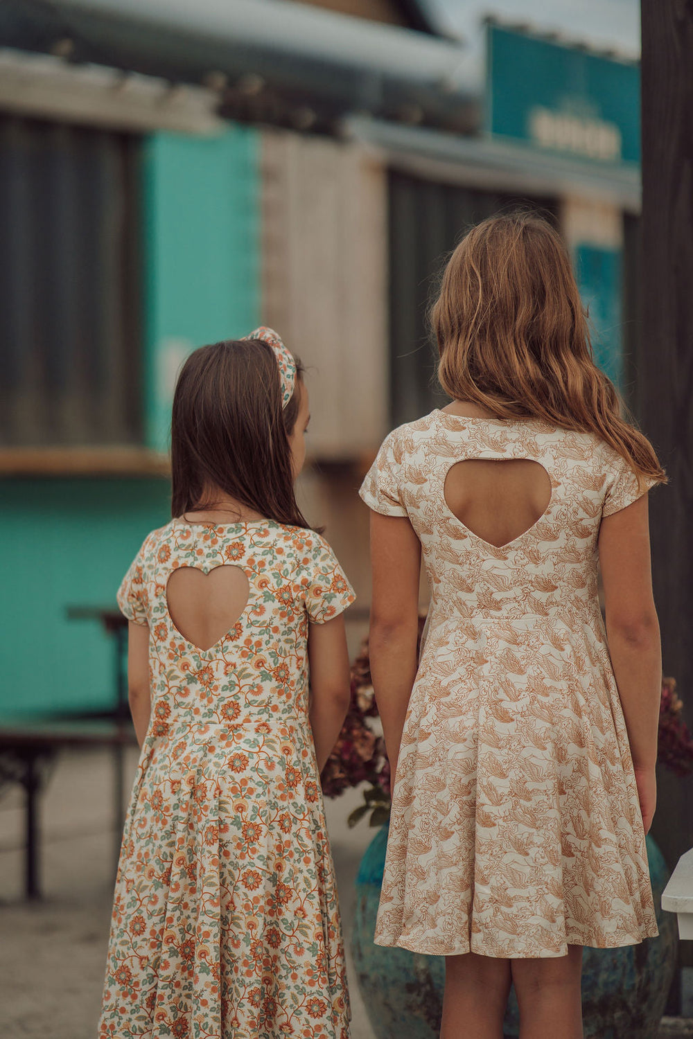 Sweetheart Twirl Dress | Organic Cotton Jersey - In Bloom