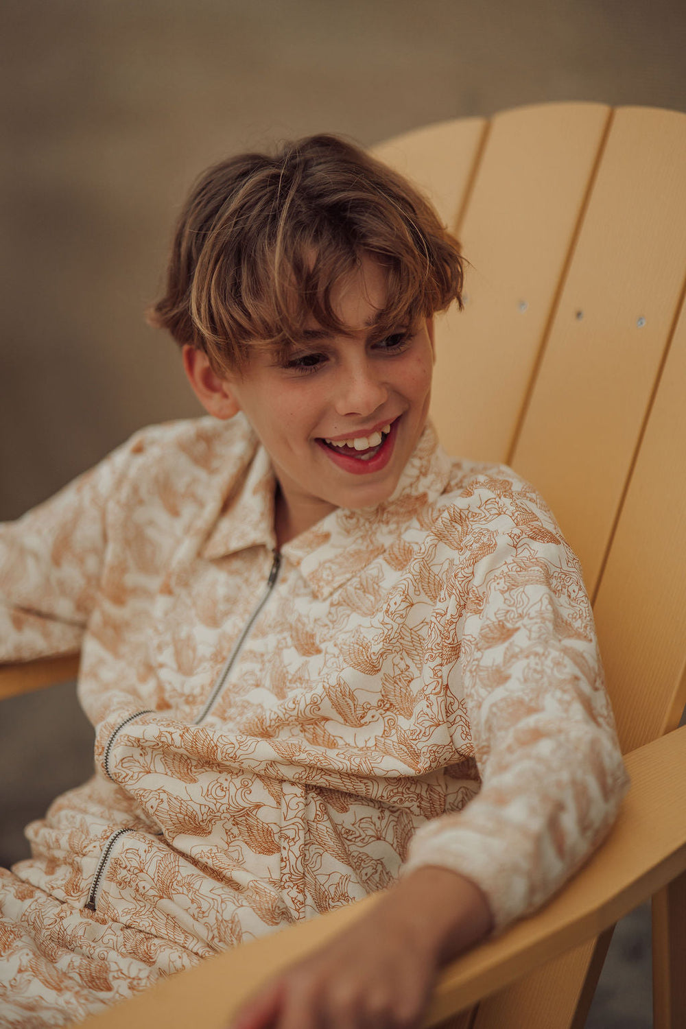 Tracksuit Jacket  | Organic Cotton Jersey  - Pegasus