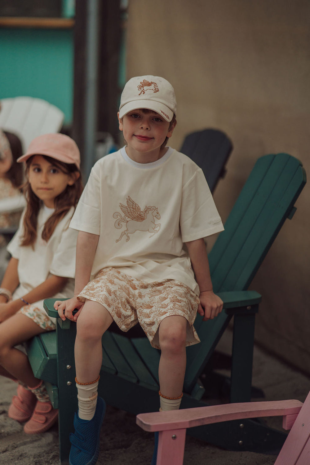 Play Shorts | Organic Cotton Terry - Pegasus