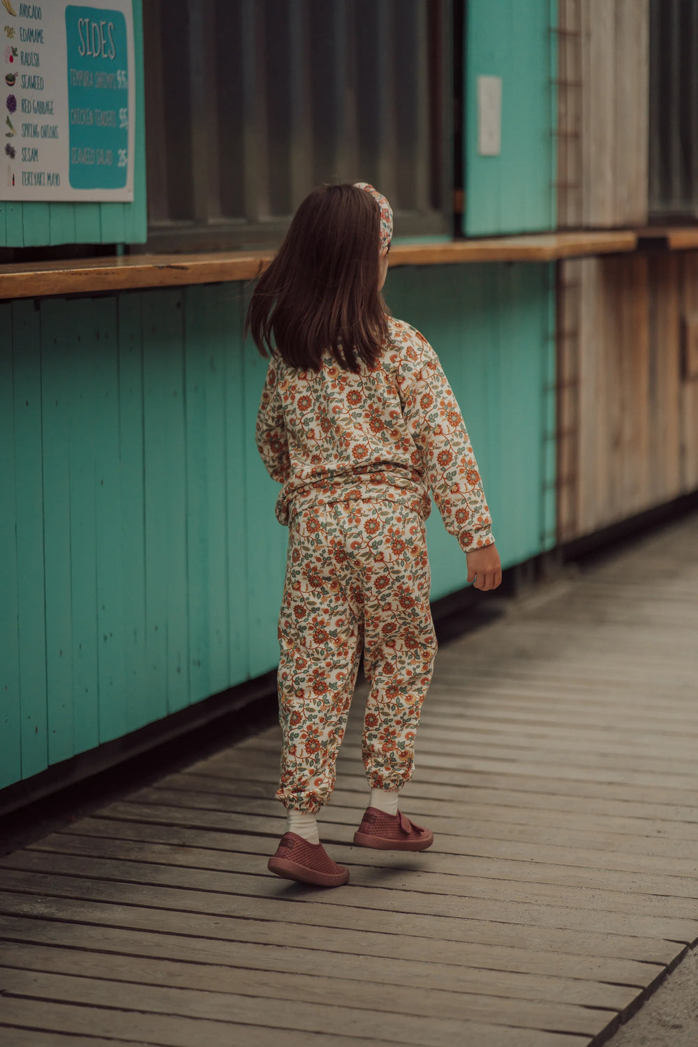 Tracksuit Jacket  | Organic Cotton Jersey  - In Bloom