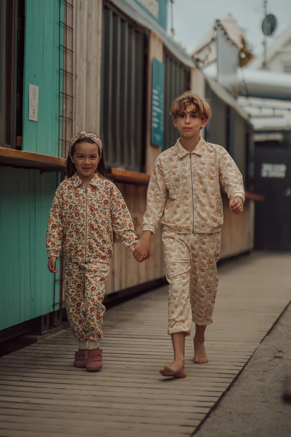 Tracksuit Pants | Organic Cotton Jersey  - In Bloom