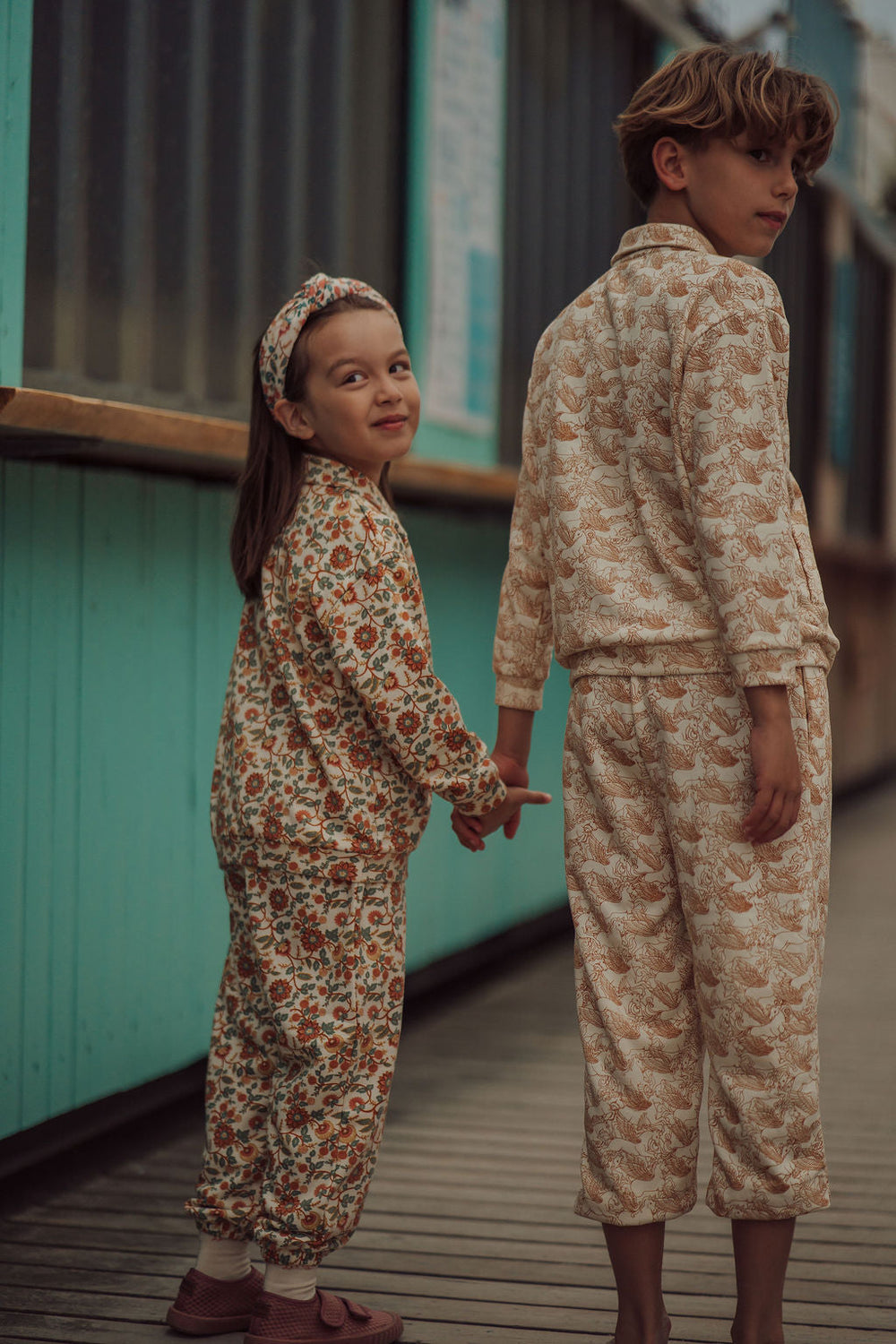 Tracksuit Pants | Organic Cotton Jersey  - In Bloom