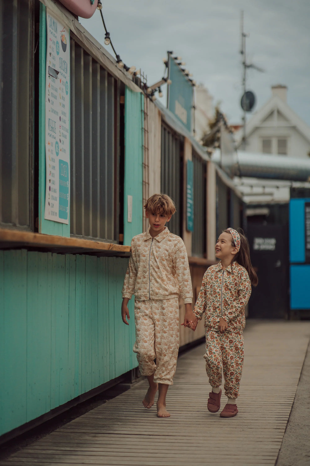 Tracksuit Jacket  | Organic Cotton Jersey  - In Bloom