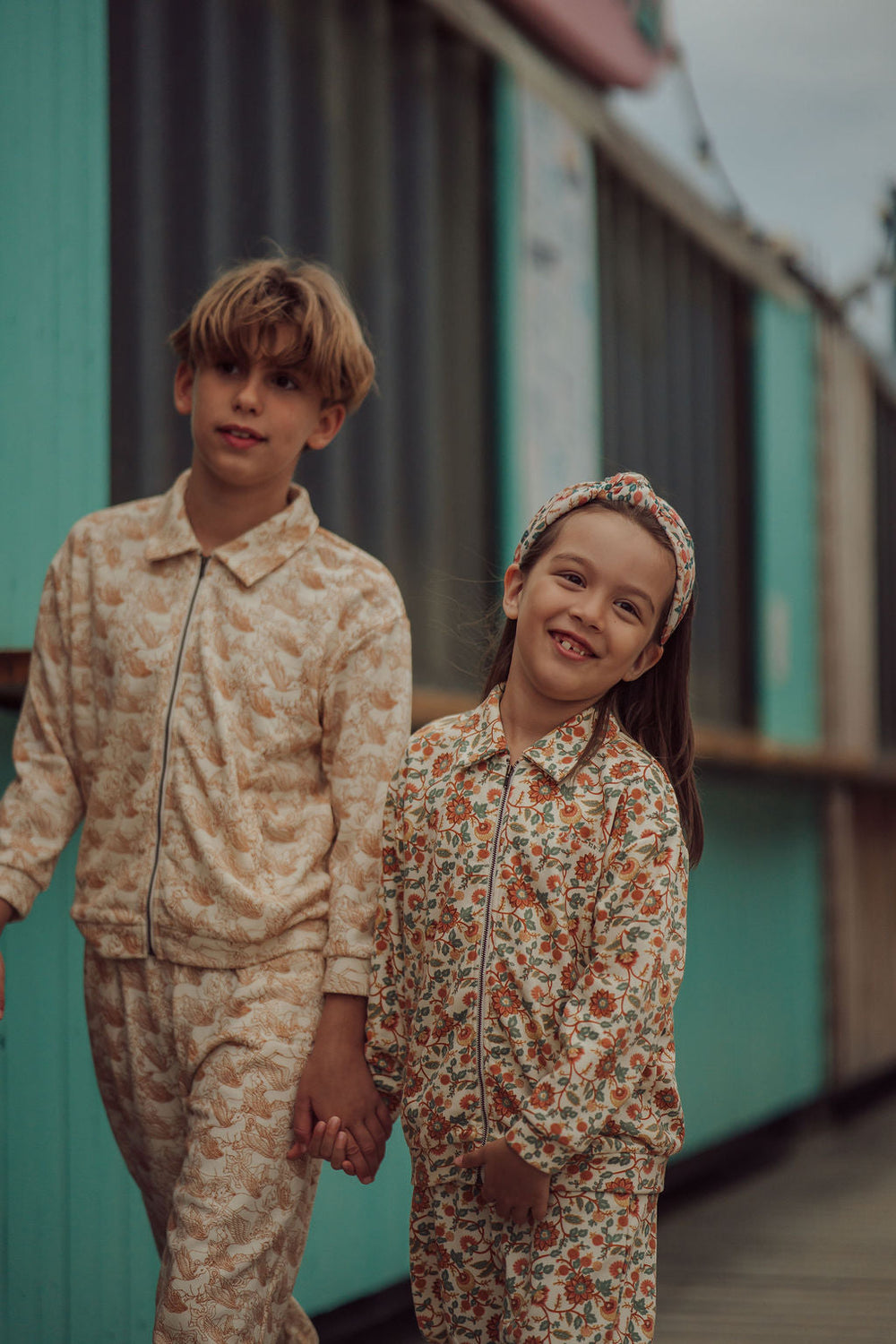 Tracksuit Pants | Organic Cotton Jersey  - In Bloom