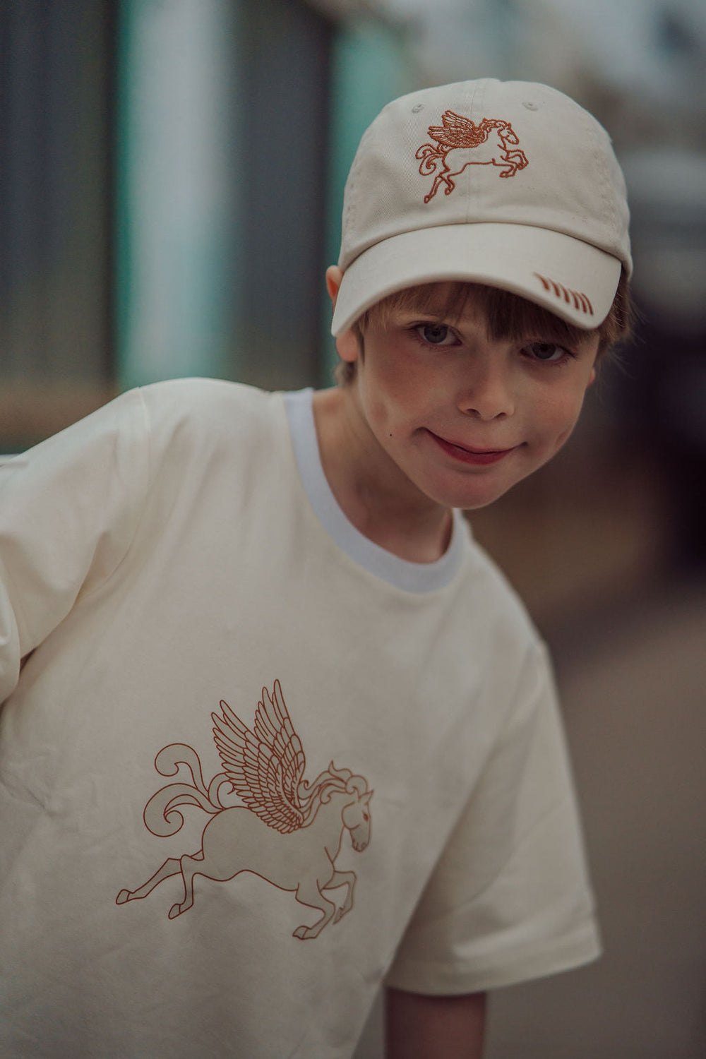 Oversized T-Shirt | Organic Cotton Jersey - Pegasus