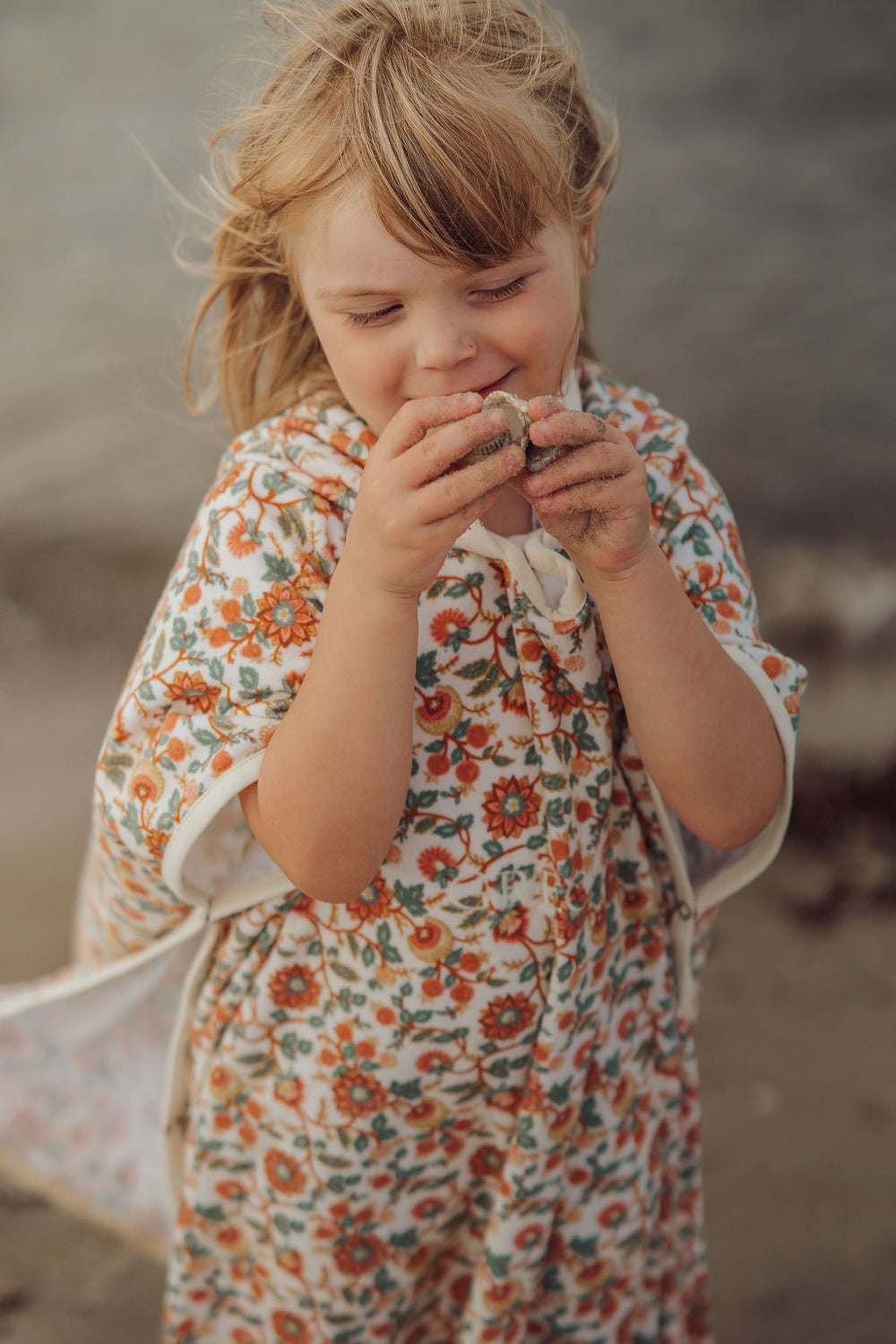 Bathing Towel Poncho | Organic Cotton - In Bloom