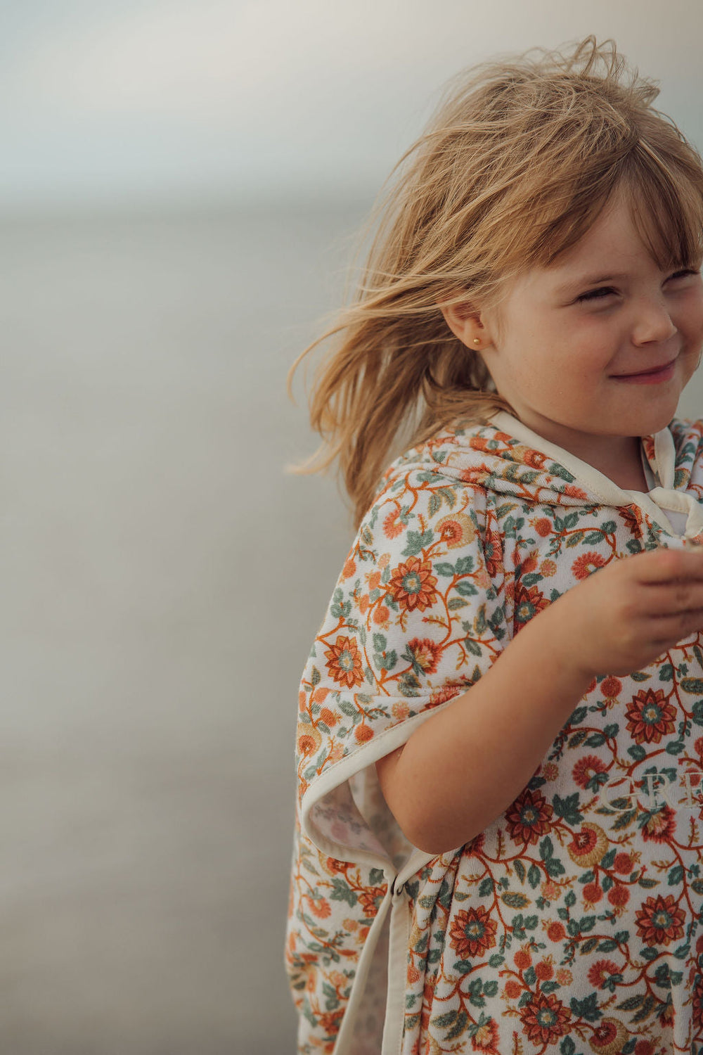 Bathing Towel Poncho | Organic Cotton - In Bloom