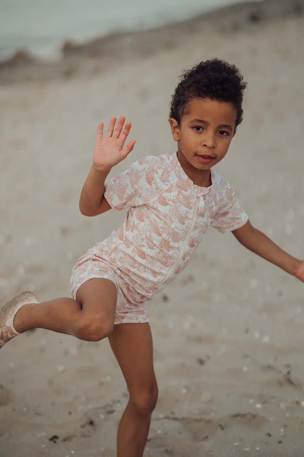 Short Sleeve Rashguard Swimsuit | UPF + Recycled - Pegasus | Pre-Order SS27