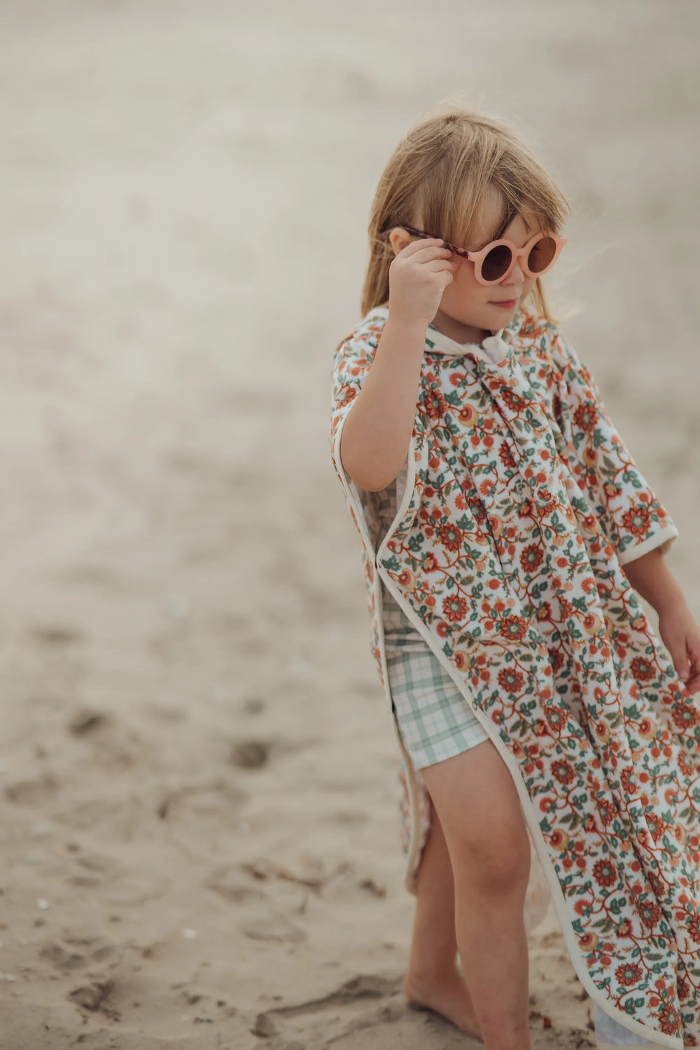 Original Round | Bio-Based · Bendable · Polarized | Blush Bloom + Tortoise